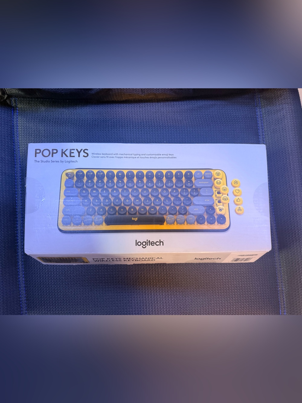 Logitech POP Keys Keyboard with Black and Yellow Keys